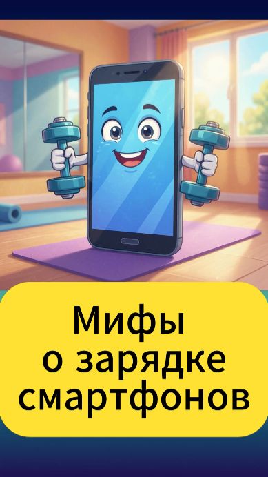 Мифы о зарядке аккумуляторов смартфонов  #смартфон #зарядка #аккумулятор #миф