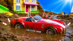 Мультик про машинки: Экскаватор и Кран чинят трубу 🚜🏗️
