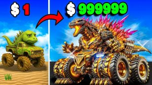 Грузовик-монстр GODZILLA стоимостью от 1 до 1 000 000 долларов в GTA 5