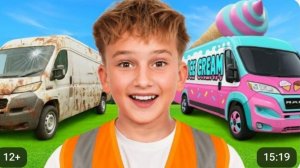 ⚡Я построил СЕКРЕТНЫЙ фургончик с мороженым!🍦🍧🍨⚡