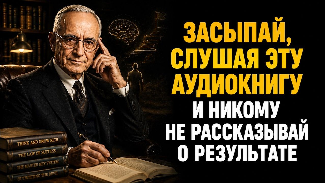 ПОСЛУШАЙТЕ ЭТО ПЕРЕД СНОМ И УТРО ПРИНЕСЁТ ВАМ ЯСНОСТЬ И ИЗОБИЛИЕ. НАПОЛЕОН ХИЛЛ