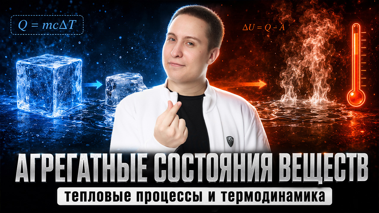 Агрегатные состояния веществ | Тепловые процессы | Термодинамика | Физика ОГЭ | Умскул