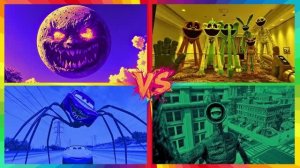 СИРЕНАГОЛОВЫЙ против КОТ НАП КЭТНАП и Лунный Монстр Машинки 🎮 Мультик игра