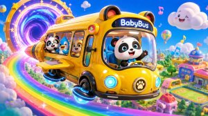 «Школьный автобус малышки панды» Игры для детей.