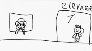 первая моя анимация на flipaclip (animation's world)