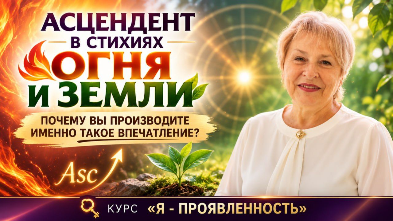 Асцендент в стихиях Огонь- Земля
