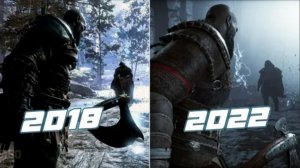 GOD OF WAR (2018)  TOR.  GOD OF WAR (2022).