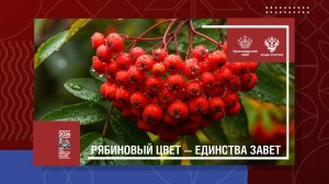 Рябиновый цвет - единства завет
