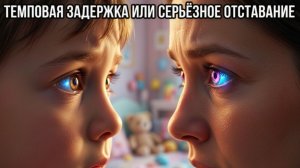 Темповая задержка речи или что-то серьезное?