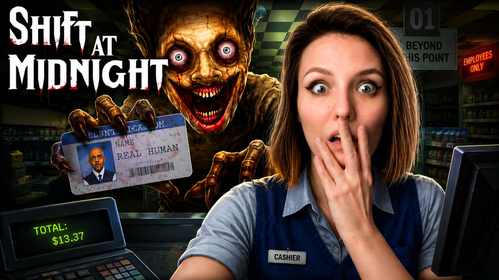 КОШМАРНАЯ СМЕНА В МАГАЗИНЕ ► SHIFT AT MIDNIGHT СТРИМ СТРИМЧЕСТЕР #673
