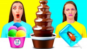 Шоколадный Фонтан Челлендж # Забавные Лайфхаки с Едой c Fun Fun Challenge