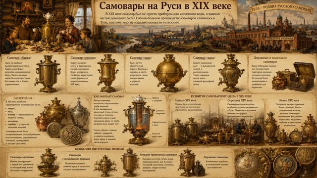 Какие самовары были на Руси?