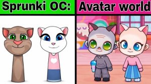 😺 Мой СПРУНКИ OC: ГОВОРЯЩИЙ ТОМ В АНДЖЕЛЕ VS АВАТАР ВОРЛД! 😱🐱