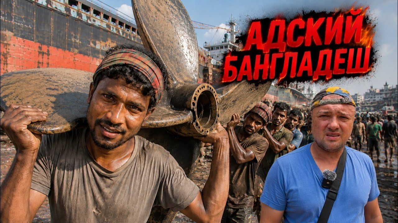 Безумный Бангладеш: здесь люди выживают! 🔥Адская сила -Труд!