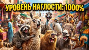 УРОВЕНЬ НАГЛОСТИ: 1000% 😂 Приколы с Животным 2026