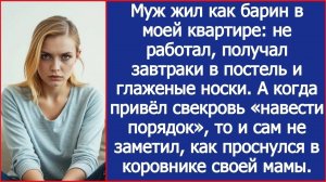 Истории из жизни/Муж привёл свекровь навести порядок/Аудио рассказы/Аудиокниги слушать онлайн