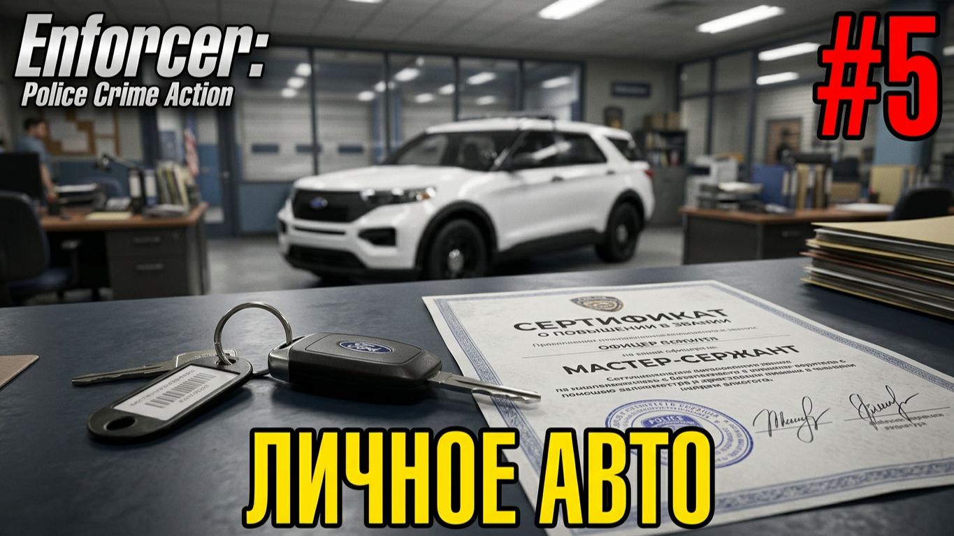 Повышение и личный автомобиль! Enforcer: Police Crime Action - #5