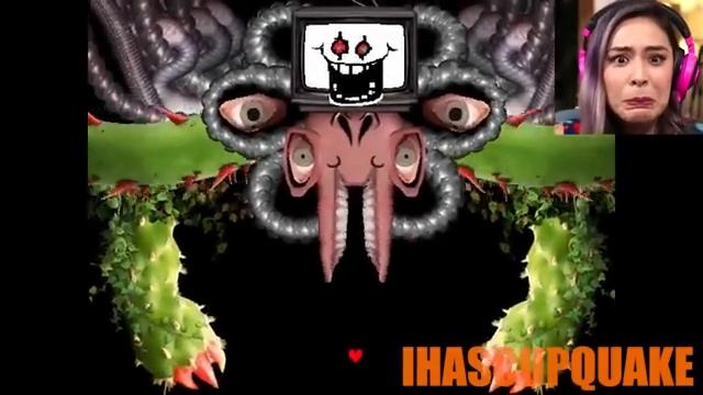 Let's Players Reaction To Seeing Omega Flowey Photoshop Flowey | Undertale