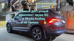 Доступная SQ система в #Skoda Kodiaq 💯👍 и не только.