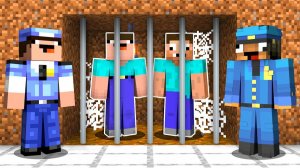 НУБ И ПРО ПОБЕГ ИЗ НУБСКОЙ ТЮРЬМЫ В МАЙНКРАФТ НУБИК И ТРОЛЛИНГ ЛОВУШКА MINECRAFT