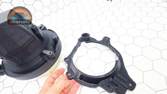 Круглые светодиодные  фары 7D от Ledstudio