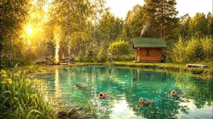 ВОТ ЧТО СЛУЧИЛОСЬ С ПРУДОМ В ЛЕСУ ЗА ЦЕЛЫЙ ГОД! СВОЙ ВОДОЕМ С РАКАМИ и РЫБОЙ от А до Я