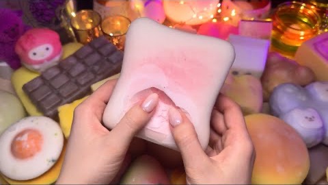 Хрустящий и приятный ASMR | Хруст воска Сквиши (1–10 слоев воска)
