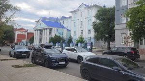 Оренбург ул. Ленинская Советская сквер им. Ленина памятник Чкалову спуск к Уралу Видео Виктор Поживи