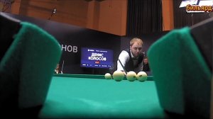 Бильярд.Первые 3 партии.Лига чемпионов 2026 3 этап Зверев Максим - Колосов Денис  Св.пирамида.