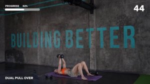 50 MIN INTENSE STRENGTH WORKOUT   FULL BODY   NO JUMPING   SPICY CORE ELEMENTS   with Weights