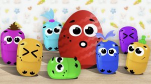 Живые ШОКОЛАДНЫЕ СЮРПРИЗЫ изучают цвета - Открываем Яйца Сюрприз с игрушками Фиксики