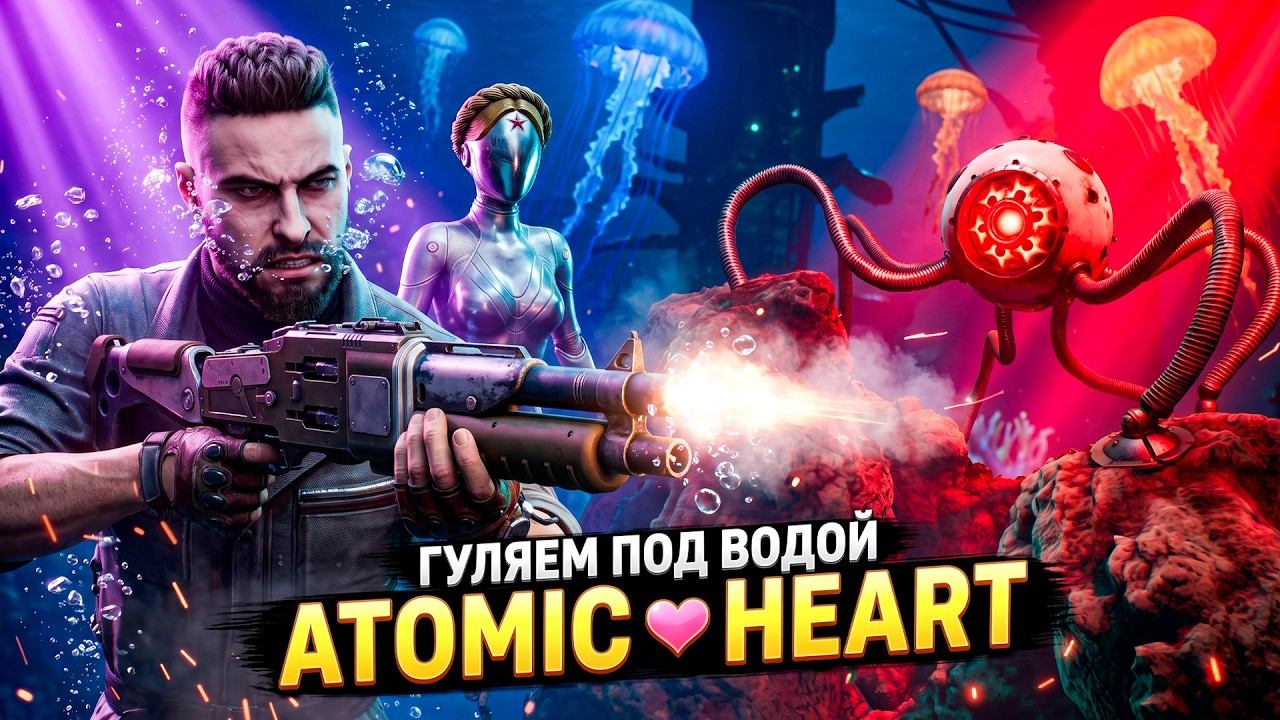 Я В ШОКЕ ОТ ЭТОГО! Atomic Heart DLC — Тайна морских глубин #4