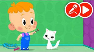 Сборник про кошку - Песенка и караоке - развивающие мультфильмы