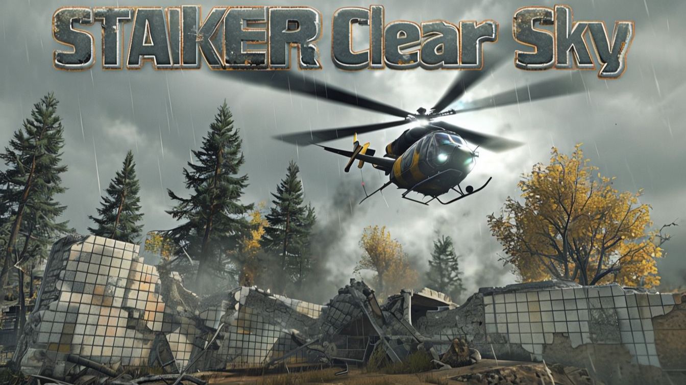 STALKER Clear Sky 86 Режим Исследователь4k 60кс - Вертолетный босс.