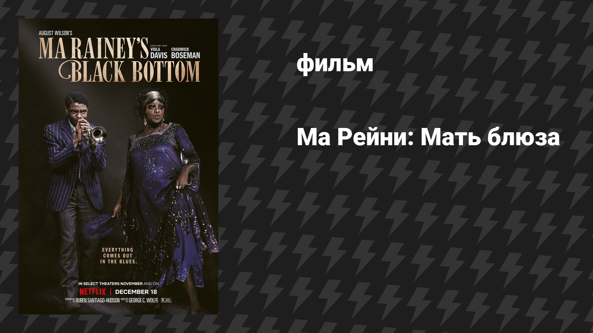 Ма Рейни: Мать блюза (фильм, 2020)