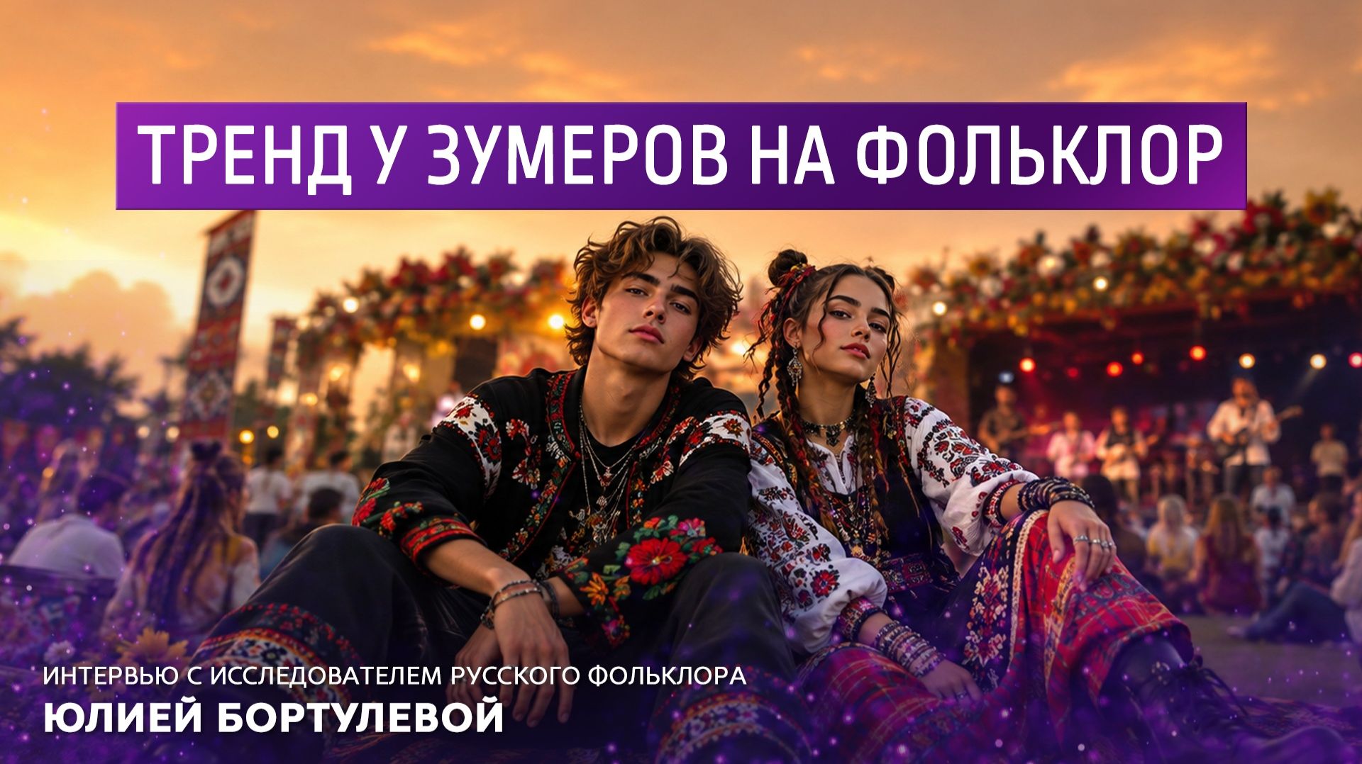 Тренд у зумеров на фольклор. Интервью с исследованием русского фольклора Юлией Бортулевой