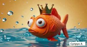 🍎 Рыбка золотая!
