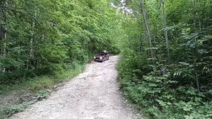 Спуск со смотровых Гуамки на Дарго