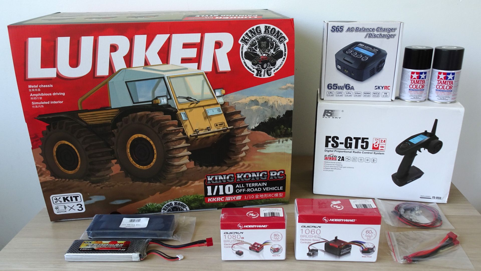 King Kong Lurker 1:10 Scale RC Amphibious All-Terrain Vehicle - Unboxing & Preparation For Kit Build