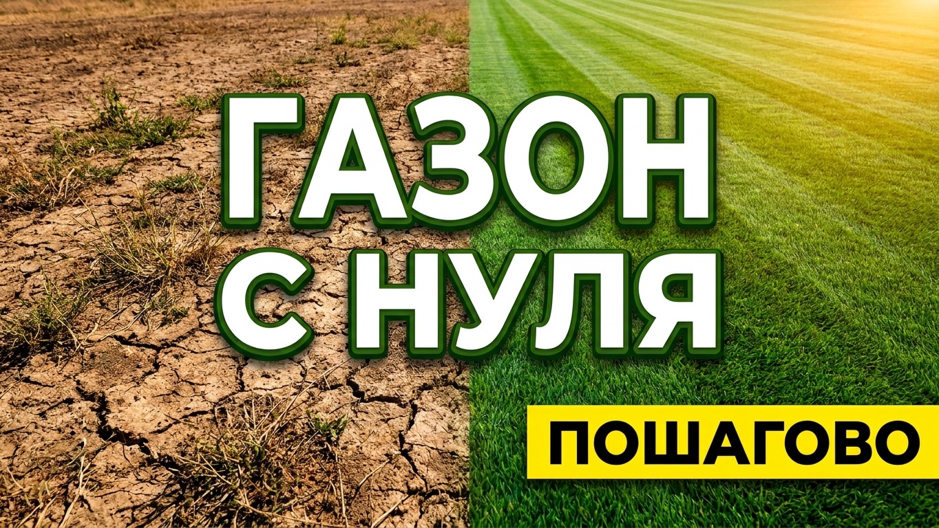 Как посадить газон с нуля: пошаговая инструкция для новичков