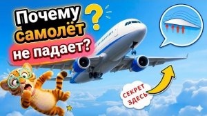Как самолёты держатся в небе? 🌍✈️ | Обучающее видео для детей 💛