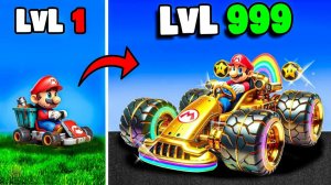 Уровень 1 по 1000 MARIO KART в GTA 5