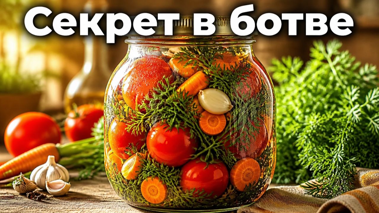 Помидоры в морковном плену: аромат лета в банке