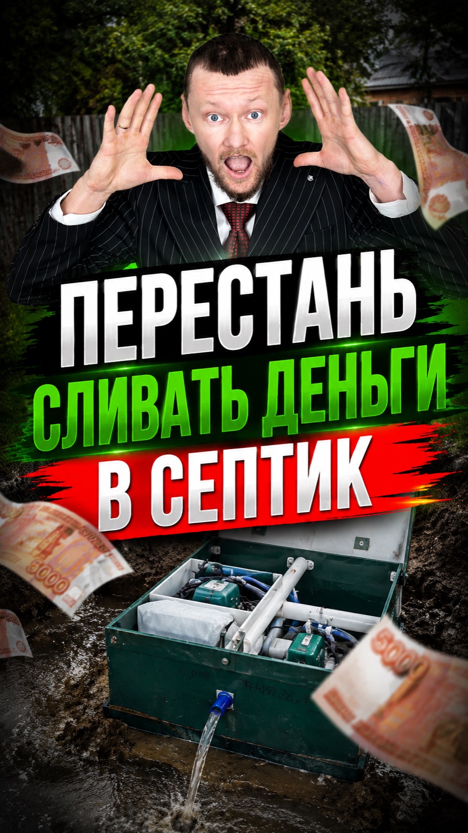 Септик для частного дома Без запаха и откачки #септик