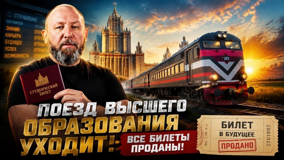 Поезд высшего образования уходит!