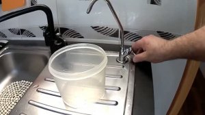 Замена крана для фильтра воды под мойкой.