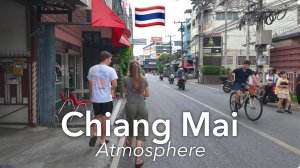Chiang Mai Walk in 4K / no music or filters / Thailand 🇹🇭