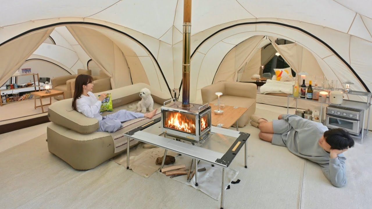 Роскошный кемпинг 🏕️ Месяц в моём комфортабельном 3-комнатном доме для отдыха.