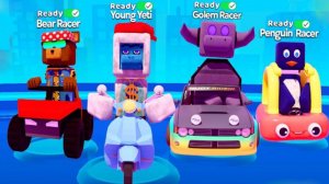 Безумные испытания с прыжками на машинах! Прохождение Super Bear Adventure