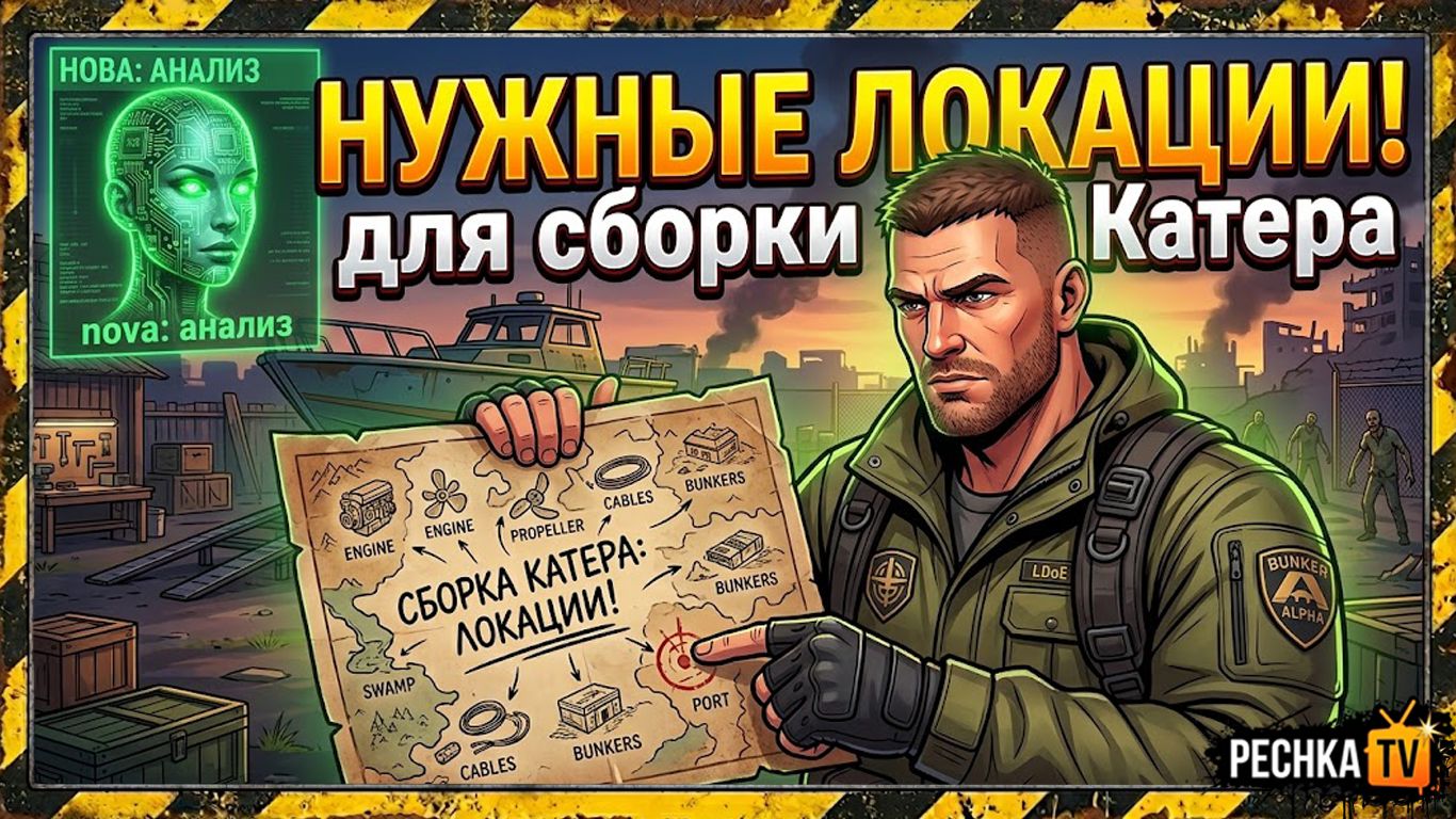 ЛОКАЦИИ ДЛЯ СБОРКИ КАТЕРА В ЛАСТ ДЕЙ! ДОБЫВАЕМ ВИНТЫ, ВОДЯНЫЕ НАСОСЫ, ПЛАСТИК В LDOE | Pechka TV
